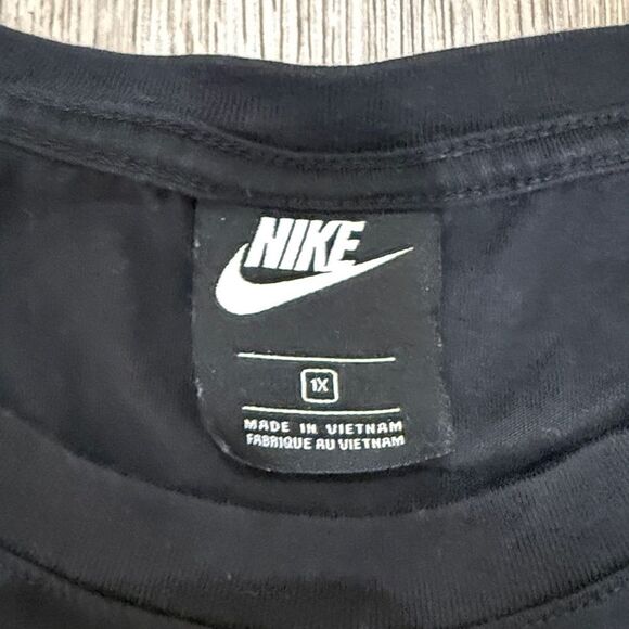 Nike Black Long Sleeve Tee With Drawstring Bottom - Picture 3 of 7